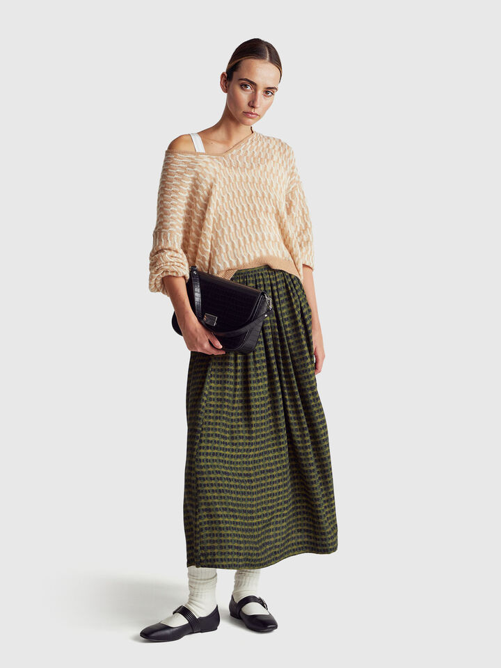 V NECK SWEATER L/S Women image number 3